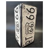 (D) America Village Vintage Route 66 License