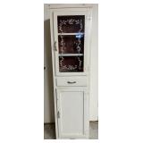 (BR) 1950ï¿½s Style Kitchen Cabinet with Glass Door