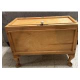 (BR) Homemade Footed Blanket Chest Approximately