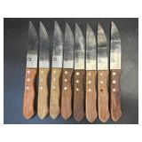(D) 8 Pc Royal Norfolk Cutlery Steak Knives Set