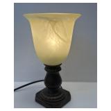 (D) Intertek Table Lamp  Bronze and Frosted