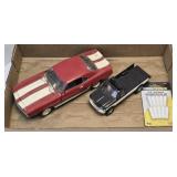 (D) 2 Die-Cast Cars & Sandblaster Nozzles A