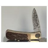 (SC) Gerber 1986 NKCA Club Single Blade Lockback