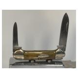 (SC) VINTAGE CASE XX STAG CANOE POCKET KNIFE #
