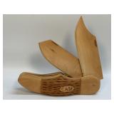 (SC) Case Wooden 2 Blade Knife Display