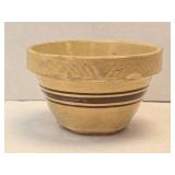 (D) Roseville Pottery Brown Striped 5" Stoneware