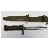(SC) Vintage US Army Rifle Bayonet Knife Aerial +