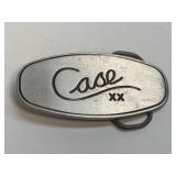 (SC) Case XX Fine Pewter Script Belt Buckle