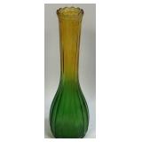 (D) Vintage Jeannette Glass Bud Vase Flash Paint