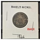 (SC) 1866 Shield Nickel