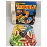 (D) Milton Bradley Trouble Game Missing 1 Yellow