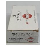 (SC) Full Box Federal 9MM Luger FMJ