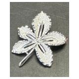 (D) Vintage Sarah Coventry Silver Tone Textured