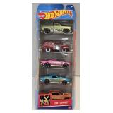 (D) 5 Hot Wheels Cars As Pictured (HW Flames)