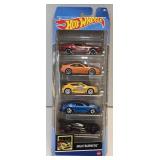 (D) 5 Hot Wheels Cars As Pictured (NIGHTBURNERZ)