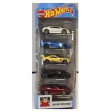 (D) 5 Hot Wheels Cars As Pictured (HW Motor Show)