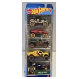 (D) 5 Hot Wheels Cars As Pictured (Mud Studs)