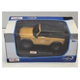 (D) Maisto 2021 Ford Bronco Badlands Diecast