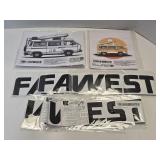 (D) Assorted Decals-Several Decals In Each Pack