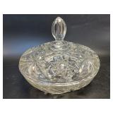 (D) Anchor Hocking Early American Glass Prescut