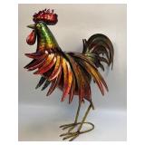 (FL) Metal Rooster Yard Decoration 19.5ï¿½ Tall