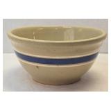 (D) Vintage Watt Blue Striped 7" Stoneware Bowl