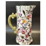 (D) Beautiful Painted Pitcher Vase Decoration
