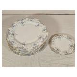 6 Large 10ï¿½" Imperial China Plates & 1 -6ï¿½" Plate