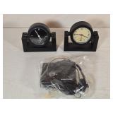 2 Clocks & Cassette Player