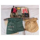 Suspenders, Wallets, Face Mask, Lead Shot Bag &