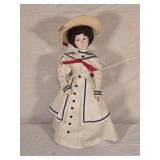 Vintage 17" Porcelain Doll