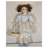 Vintage 14" Porcelain Doll