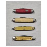 4 Vintage Pocket Knives