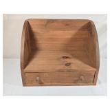 Solid Wood Shelf w/ Drawer 18"L 10ï¿½"D 14"T