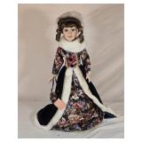 Vintage Porcelain 22" Doll
