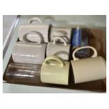 lot of assorted mugs