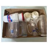 Assorted cups and souvenir cups