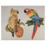 Plastic Tropical Bird Wall Decor 20" tall