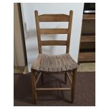 Antique Ladder Back Chair 17"W 35"T