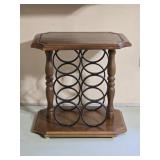 Wooden Wine Rack 13ï¿½"W 10ï¿½"D 13ï¿½"D
