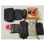 Assorted Bags, Gloves, Marker Tape, Scent