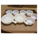 8 Assorted Glasbake Dishes