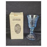 Tiara Exclusives "Last Supper" Goblet Ice Blue 7"