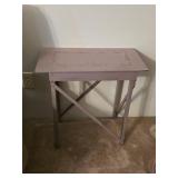 Vintage Wooden Accent Table 24"W 13"D 23"T