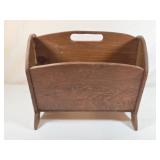 Wooden Magazine Rack