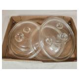 5- Clear Glass Lids
