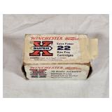 Winchester 22 Magnum (partial box)