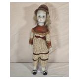 Vintage 19" Porcelain Doll
