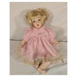 Vintage Porcelain Doll 12"