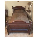 Twin Size Bed with Headboard & Footboard